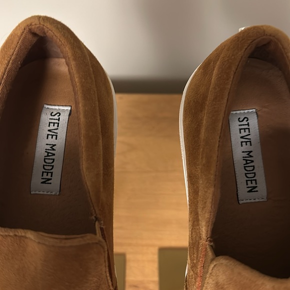 Steve Madden Women's Gills Sneakers Tan/Brown  Size 8 - Picture 5 of 6